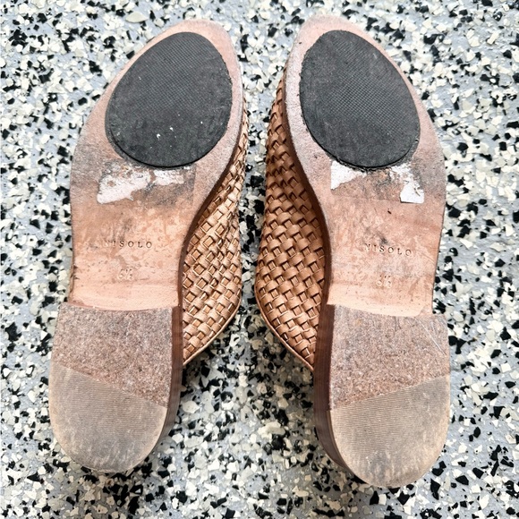 Nisolo Ama Woven Leather Slip On Mules - Picture 12 of 13